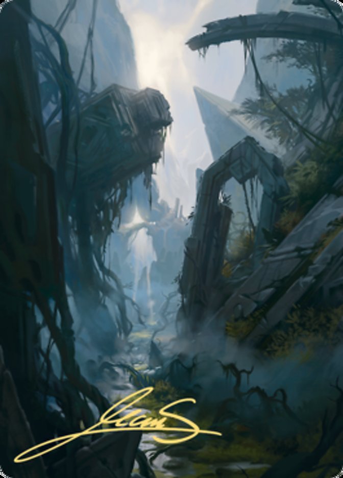 Swamp 2 Art Card (Gold-Stamped Signature) [Zendikar Rising Art Series] | Enigma On Main