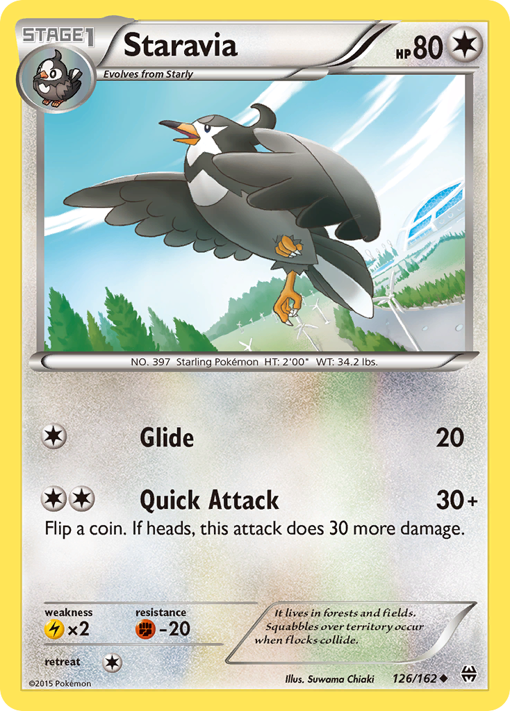 Staravia (126/162) [XY: BREAKthrough] | Enigma On Main