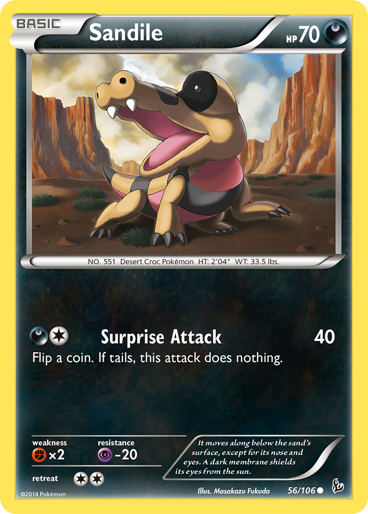 Sandile (56/106) [XY: Flashfire] | Enigma On Main