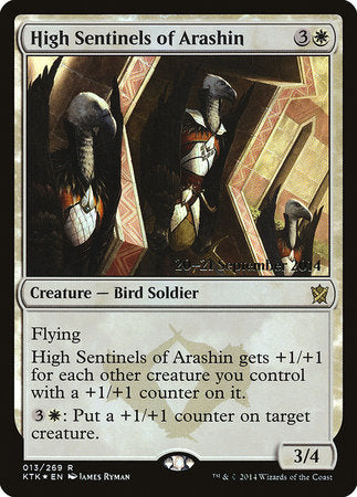 High Sentinels of Arashin [Khans of Tarkir Promos] | Enigma On Main