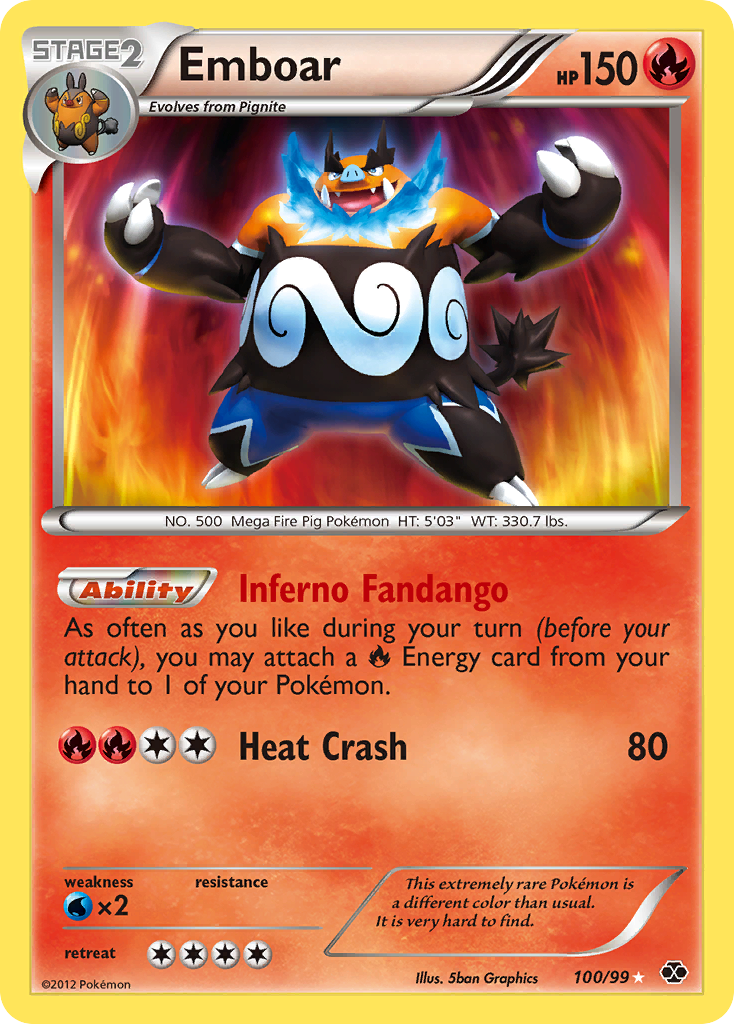 Emboar (100/99) [Black & White: Next Destinies] | Enigma On Main