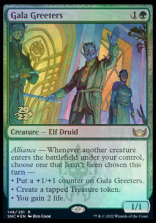 Gala Greeters [Streets of New Capenna Prerelease Promos] | Enigma On Main