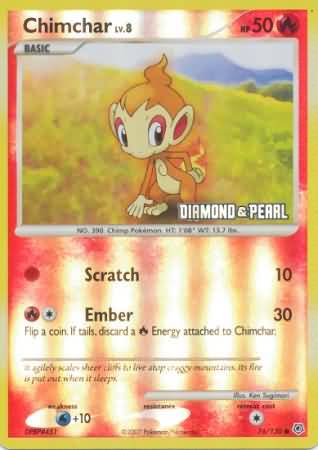 Chimchar (76/130) [Burger King Promos: 2008 Collection] | Enigma On Main