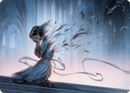 Fading Hope Art Card [Innistrad: Midnight Hunt Art Series] | Enigma On Main