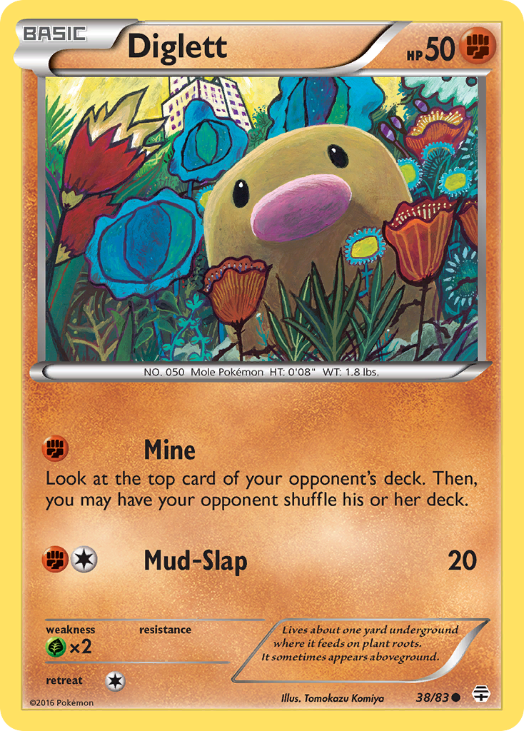 Diglett (38/83) [XY: Generations] | Enigma On Main