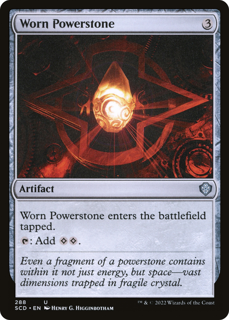 Worn Powerstone [Starter Commander Decks] | Enigma On Main