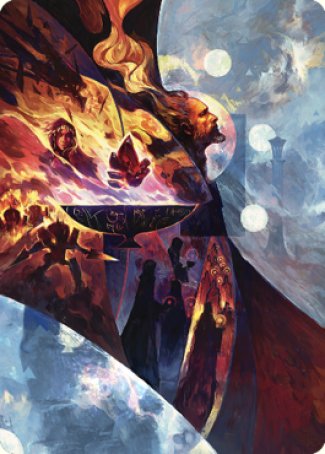 Urza's Command Art Card [The Brothers' War Art Series] | Enigma On Main