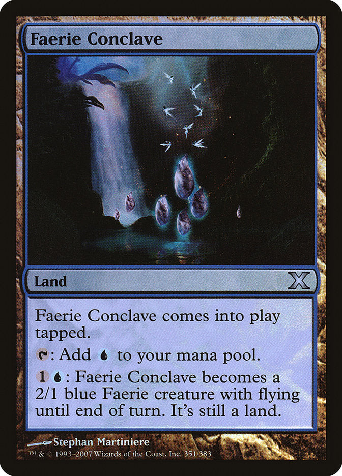 Faerie Conclave (Premium Foil) [Tenth Edition] | Enigma On Main