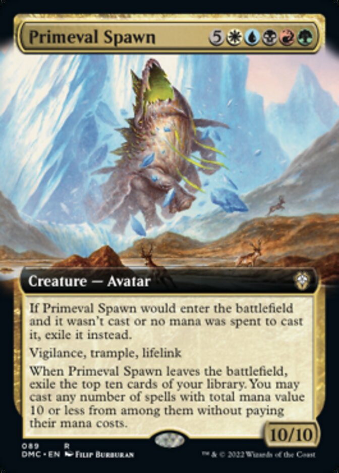 Primeval Spawn (Extended Art) [Dominaria United Commander] | Enigma On Main