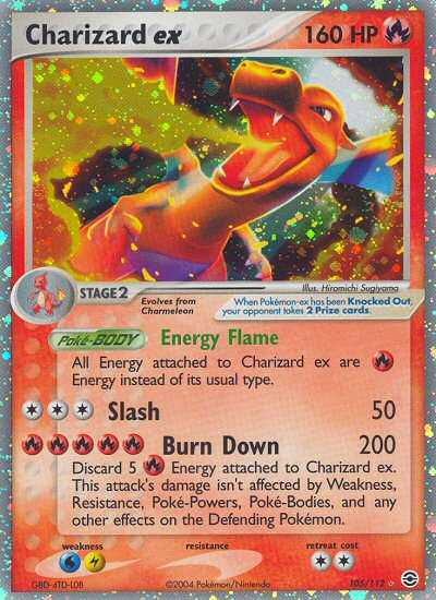 Charizard ex (105/112) [EX: FireRed & LeafGreen] | Enigma On Main