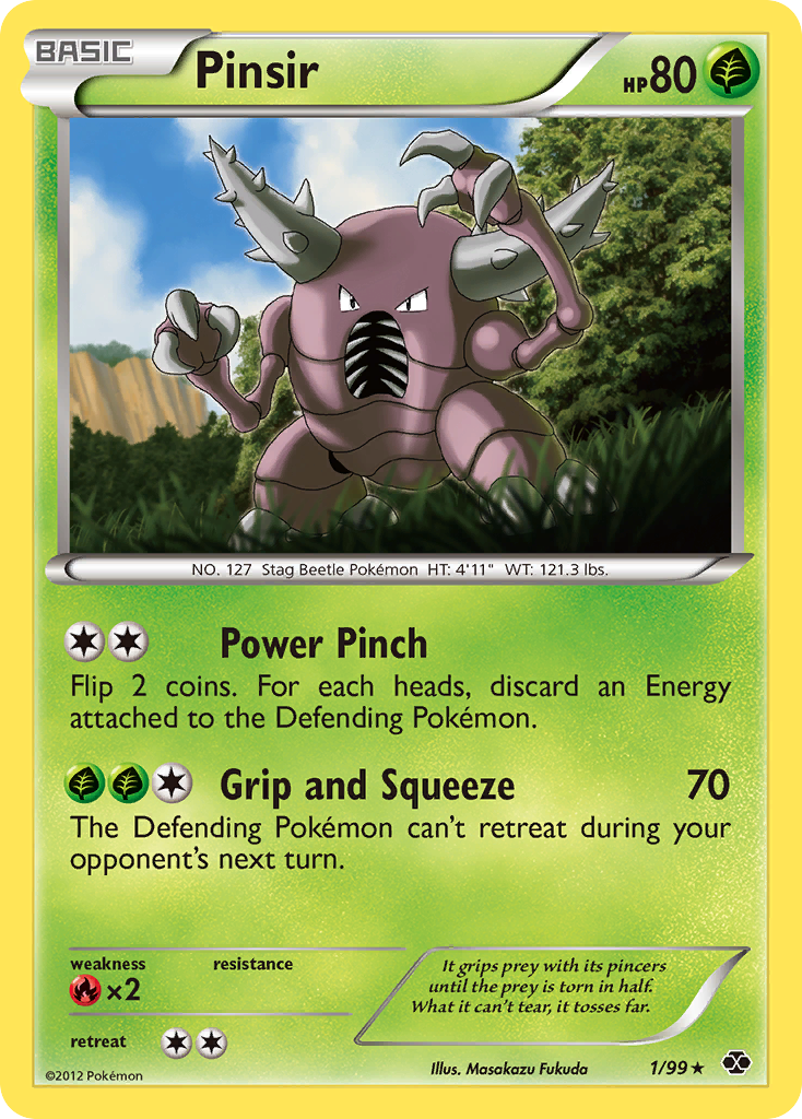 Pinsir (1/99) [Black & White: Next Destinies] | Enigma On Main