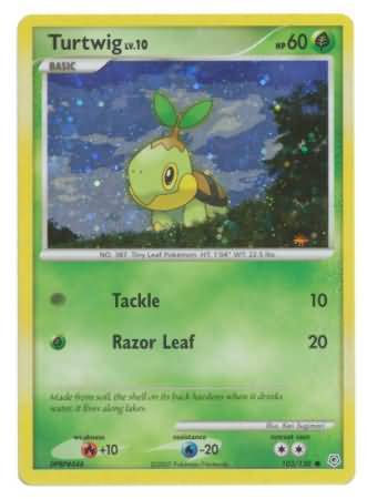 Turtwig (103/130) (Cosmos Holofoil) [Diamond & Pearl: Base Set] | Enigma On Main