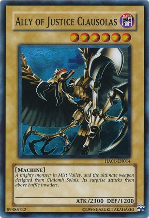 Ally of Justice Clausolas [HA01-EN014] Super Rare | Enigma On Main