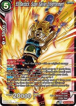 SS Bardock, Super Saiyan Enlightenment (Super Rare) [BT13-010] | Enigma On Main