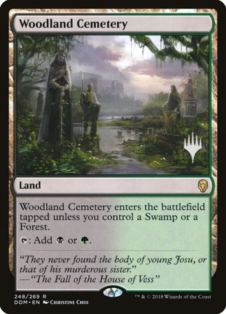 Woodland Cemetery [Dominaria Promos] | Enigma On Main