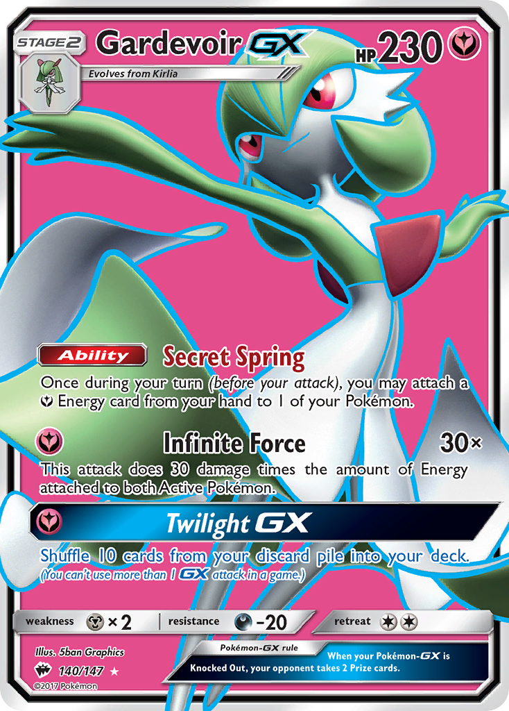 Gardevoir GX (140/147) [Sun & Moon: Burning Shadows] | Enigma On Main