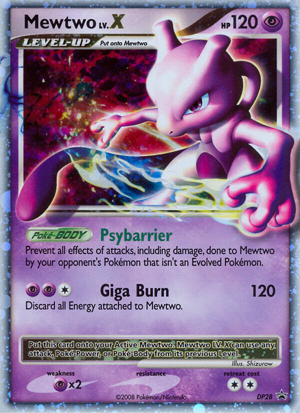 Mewtwo LV.X (DP28) [Diamond & Pearl: Black Star Promos] | Enigma On Main