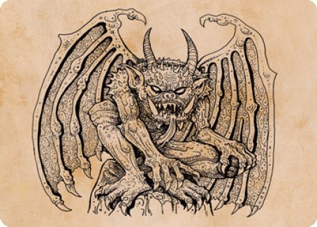 Cloister Gargoyle (Showcase) Art Card [Dungeons & Dragons: Adventures in the Forgotten Realms Art Series] | Enigma On Main