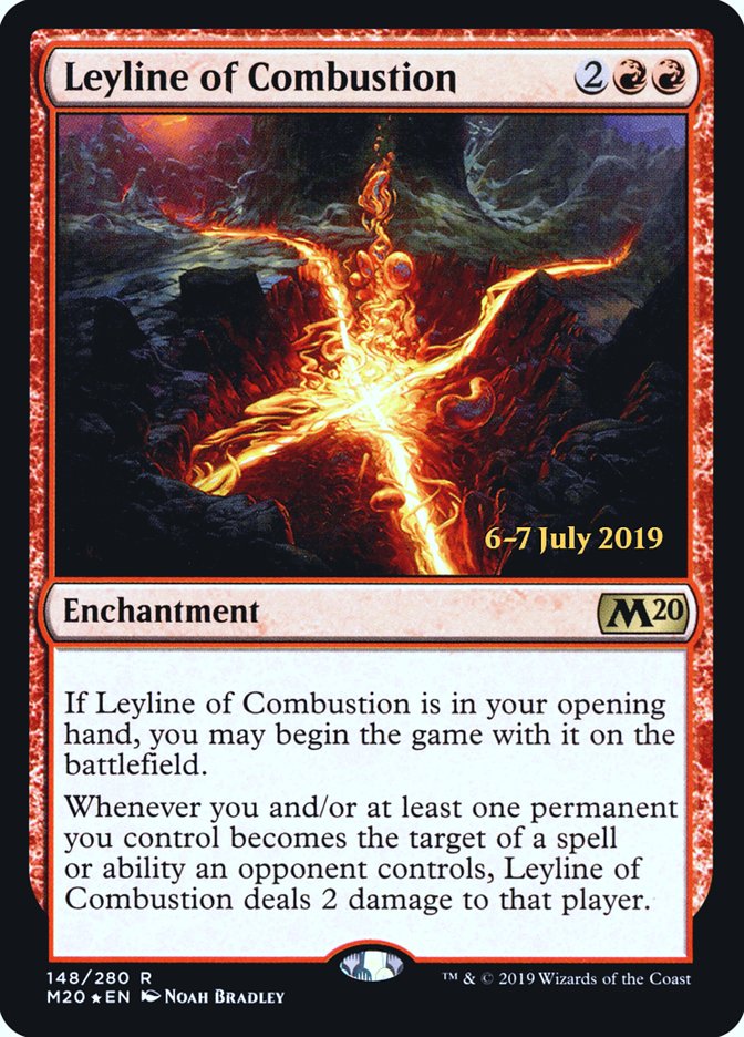 Leyline of Combustion  [Core Set 2020 Prerelease Promos] | Enigma On Main