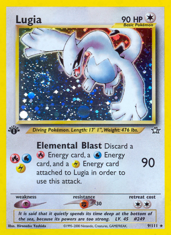 Lugia (9/111) [Neo Genesis 1st Edition] | Enigma On Main