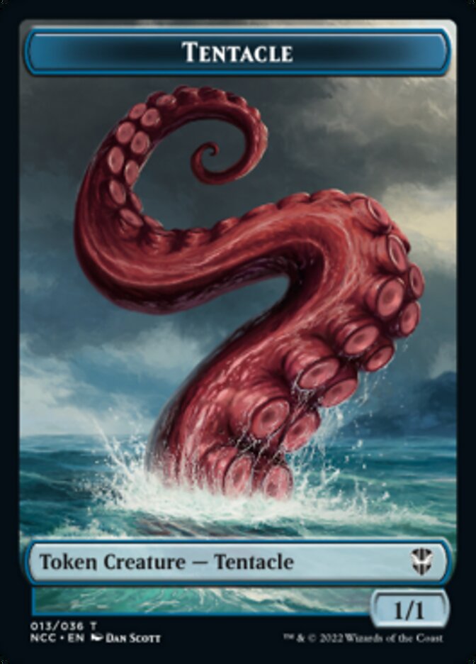 Tentacle // Champion of Wits Double-sided Token [Streets of New Capenna Commander Tokens] | Enigma On Main