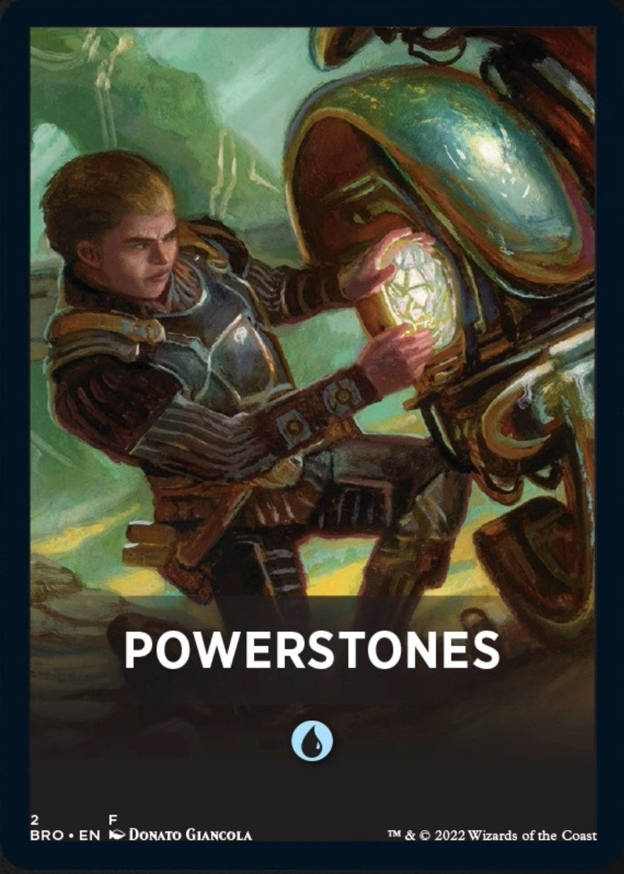 Powerstones Theme Card [The Brothers' War Tokens] | Enigma On Main