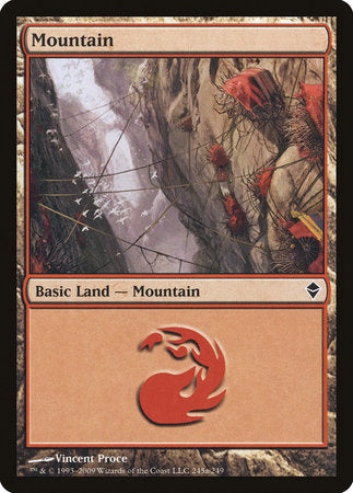 Mountain (245a) [Zendikar] | Enigma On Main