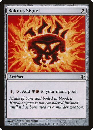 Rakdos Signet [Archenemy] | Enigma On Main