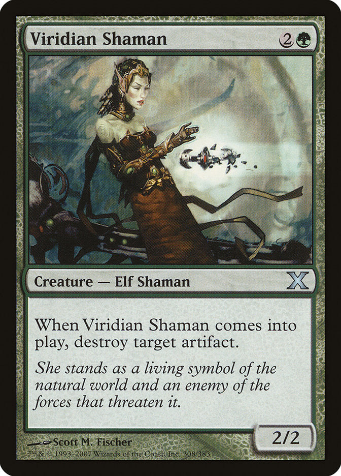 Viridian Shaman [Tenth Edition] | Enigma On Main