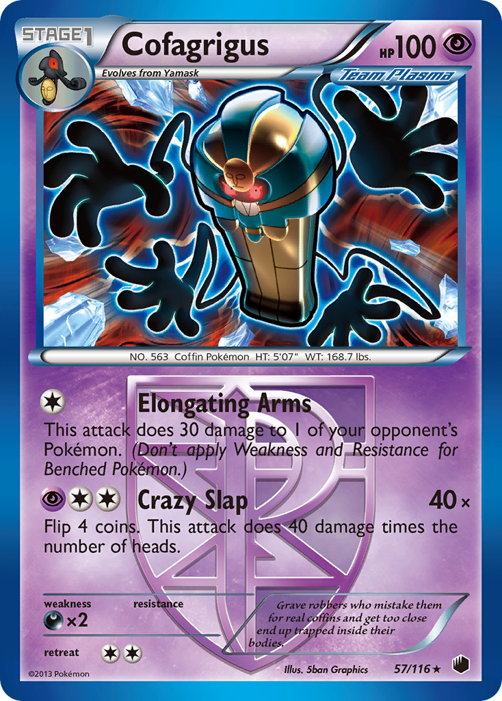 Cofagrigus (57/116) [Black & White: Plasma Freeze] | Enigma On Main