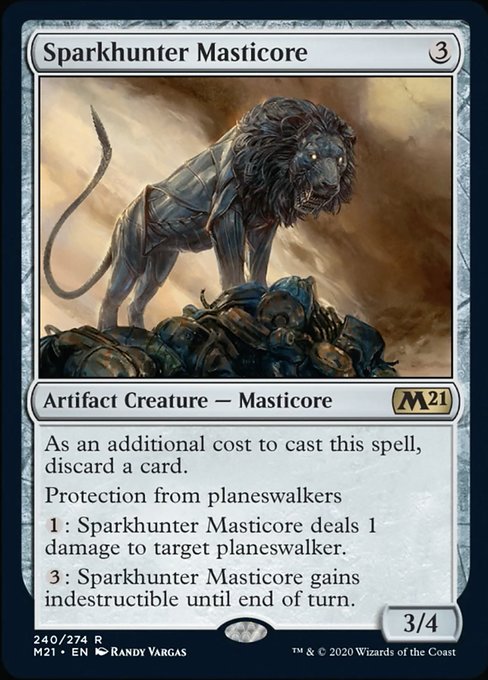 Sparkhunter Masticore [Core Set 2021] | Enigma On Main