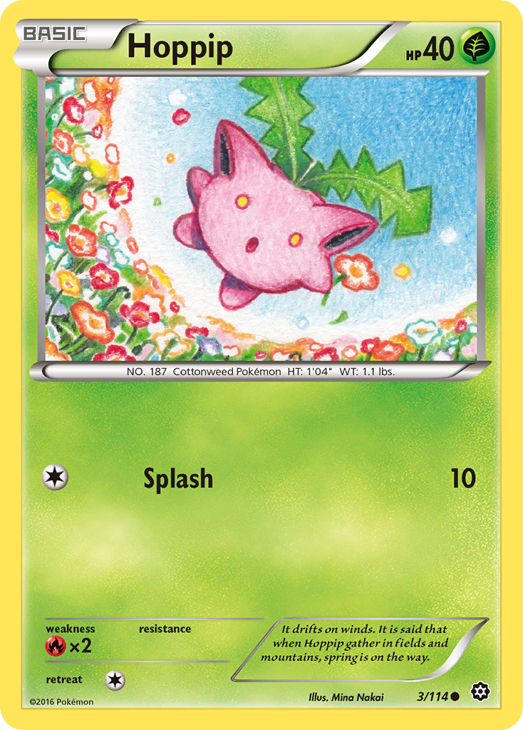 Hoppip (3/114) [XY: Steam Siege] | Enigma On Main