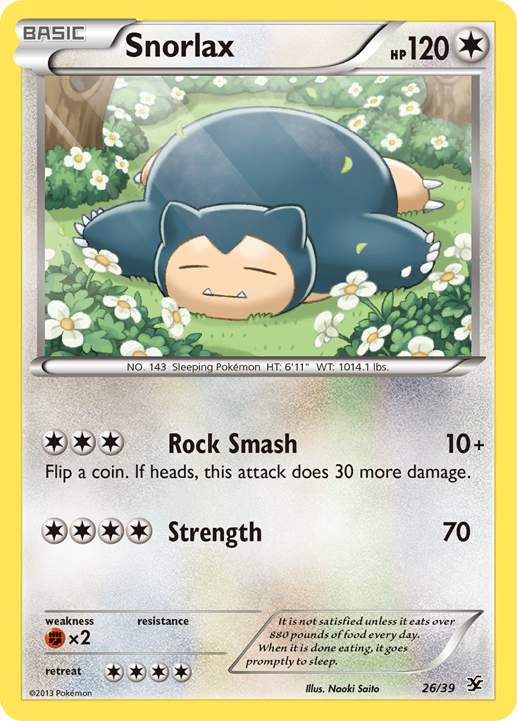 Snorlax (26/39) [XY: Kalos Starter Set] | Enigma On Main