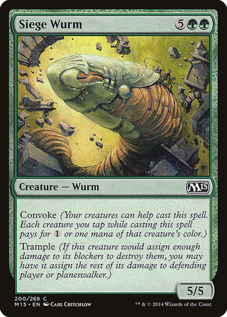 Siege Wurm [Magic 2015] | Enigma On Main