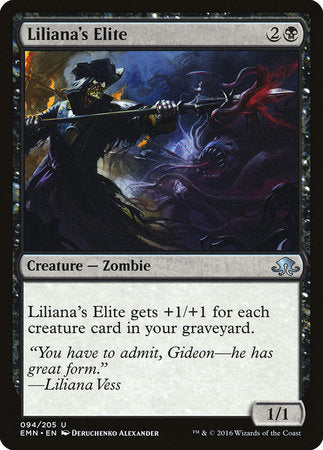 Liliana's Elite [Eldritch Moon] | Enigma On Main