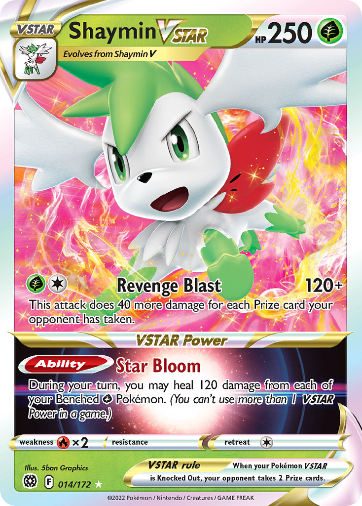 Shaymin VSTAR (014/172) (Jumbo Card) [Sword & Shield: Brilliant Stars] | Enigma On Main