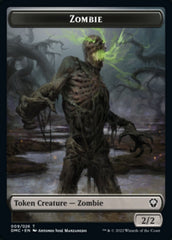 Bird (002) // Zombie Double-sided Token [Dominaria United Tokens] | Enigma On Main