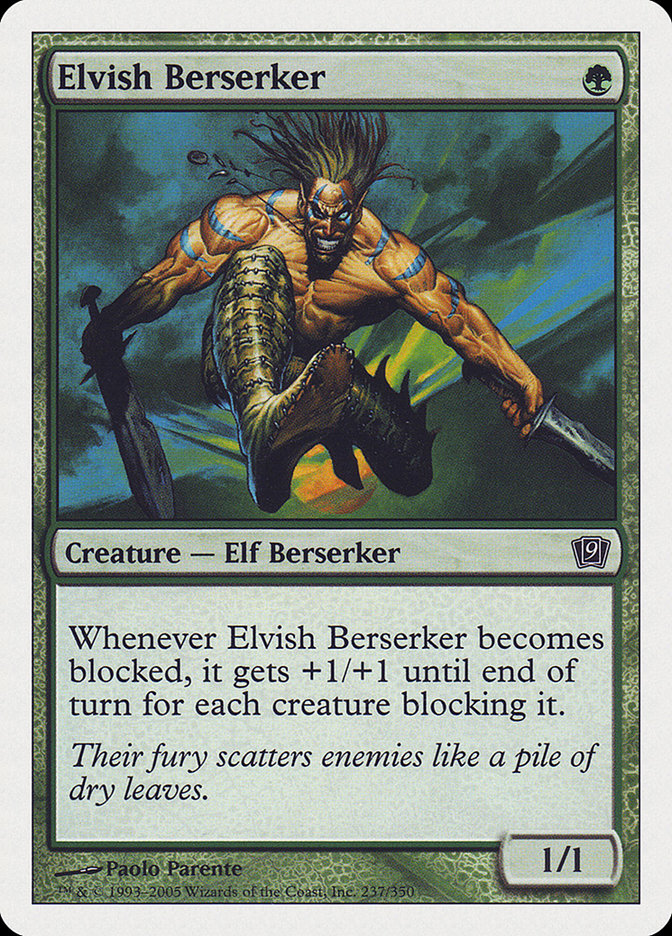 Elvish Berserker [Ninth Edition] | Enigma On Main