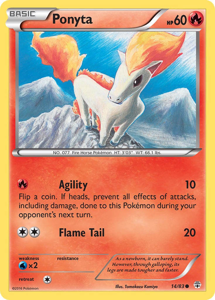 Ponyta (14/83) [XY: Generations] | Enigma On Main