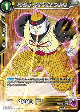 Android 19, Bionic Punisher Unleashed (BT13-114) [Supreme Rivalry Prerelease Promos] | Enigma On Main