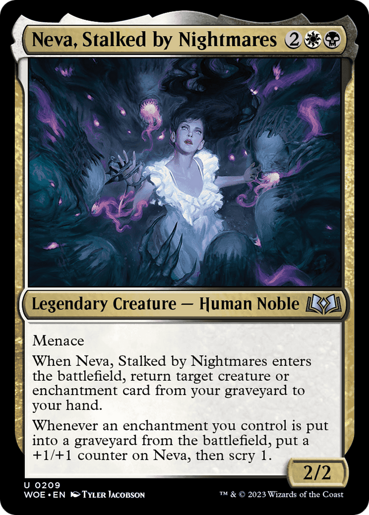 Neva, Stalked by Nightmares [Wilds of Eldraine] | Enigma On Main