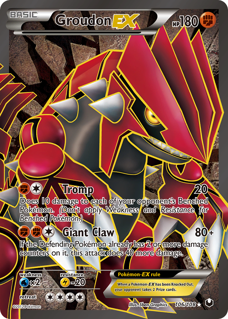 Groudon EX (106/108) [Black & White: Dark Explorers] | Enigma On Main