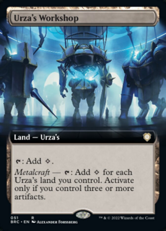 Urza's Workshop (Extended Art) [The Brothers' War Commander] | Enigma On Main