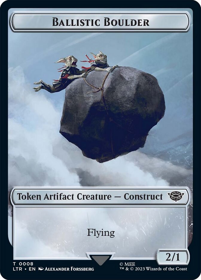 Ballistic Boulder Token [The Lord of the Rings: Tales of Middle-Earth Tokens] | Enigma On Main