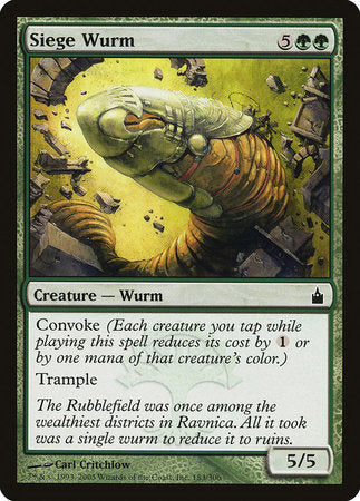 Siege Wurm [Ravnica: City of Guilds] | Enigma On Main