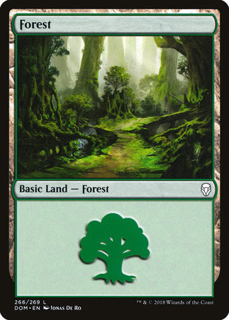 Forest (266) [Dominaria] | Enigma On Main