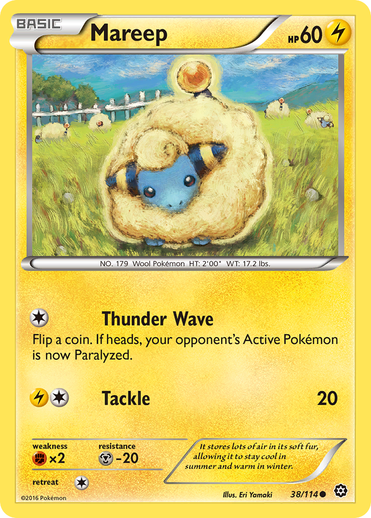 Mareep (38/114) [XY: Steam Siege] | Enigma On Main