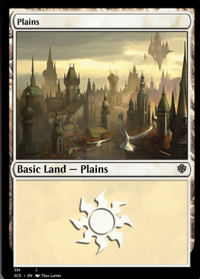 Plains (334) [Starter Commander Decks] | Enigma On Main