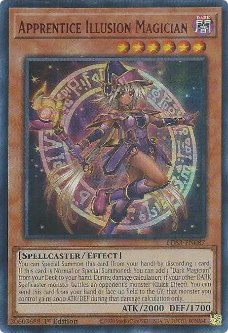 Apprentice Illusion Magician (Red) [LDS3-EN087] Ultra Rare | Enigma On Main