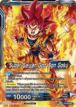 Super Saiyan God Son Goku // SSGSS Son Goku, Soul Striker Reborn (P-211) [Collector's Selection Vol. 2] | Enigma On Main